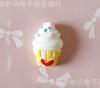 Resina simulação pequeno patch de sorvete de cone Cherry Love DIY material pingente pingente pingente para capa de celular de creme