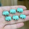 Porcelana de Alta Magnesita Turquesa Elefante Dios Nezha Accesorios de Estrella Hecho a Mano DIY Accesorios de Moda Pulsera de Cuentas de Buda