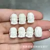 Acessório de Escultura em Raiz de Galho Branco de Porcelana de Alta Qualidade Nuvem Pequeno Leão Raposa de Nove Caudas Nuvem Contas Soltas Feitas à Mão DIY