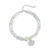 Pulseira de Prata Esterlina 925 de Cintura Alta com Jade Hetian Nova Pulseira Chinesa Tianshan Verde Gelo Festival Ins Marca Fengfu Pulseira