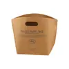 Bolsas de Tela para Panadería y Repostería, Bolsas de Papel Kraft, Bolsas Creativas con Asa, Bolsas para Pan con Ventana, Cajas de Empaque para Repostería al por Mayor