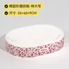 Placa de arranhar e ninho para gatos de papel kraft branco espessado, resistente a arranhões, resistente ao desgaste, papelão ondulado que não solta fiapos, adequado para todas as estações