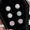 Aretes Brillantes Exquisitos de Circonita Transparente, Pendientes Versátiles de Moda Full Diamond de Lujo Ligero, Aretes de Alta Gama para el Uso Diario