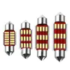 Luz Led para Coche Doble Punta Decodificación Canbus 36mm 4014 12Smd Luz de Techo Luz de Placa Luz Interior