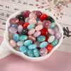 Accesorios luminosos de loto bodhi, cuentas de loto translúcidas tipo gelatina, colgantes de material de resina, pulsera y collar DIY al por mayor