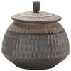 Tarro de Cerámica Chapado en Oro para Té Tarro Retro para Almacenamiento en Casa Juego de Té Kung Fu Japonés Tarro para Pu'er Tarro para Té Despertar Tarro Pequeño para Té
