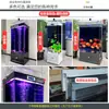 2025 Nuevo Tanque de Peces de Lujo Ligero Sala de Estar Mueble de TV Lateral Tanque de Peces Dorados Acuario con Gabinete Integrado De Pie Hogareño