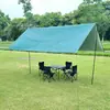 Lona para Exteriores con Recubrimiento Negro, Lona Portátil para Acampar con Recubrimiento Negro, Impermeable para 5-8 Personas, Protección Solar y Sombra para Acampar, Artículo Popular Transfronterizo para Exteriores