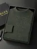 Cachmere de una línea de cuello alto medio Caliente Tejido de Cachemira para Hombre Tejido Espeso Camiseta Interior Sin Costuras Montaña Otoño e Invierno Puro