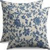 Fronha Floral Retrô Mais Vendida Transfronteiriça Almofada Creme Estilo Country Amazon Almofada Decorativa para Sofá de Casa Mesinha de Cabeceira