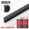 Tirador de puerta de armario minimalista moderno Yijia, herrajes negros para puertas de armarios de cocina y cajones, colección de tiradores de puertas de armarios