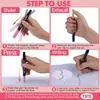 Caneta Outline de Linha Dupla Sonhadora Transfronteiriça 48 Cores Caneta Metálica DIY Planner Colorido Marcador Caneta de Pintura para Cartão de Natal