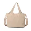 Bolso de Hombro Único para Axila, Bolso Tote de Gran Capacidad, Bolso de Nailon Versátil para Mujer, Nuevo Bolso de Mano Plisado Multibolsillos para Viaje