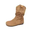 Botines Melard para Mujer que Aumentan la Altura, Punta Redonda, Estilo Birkenstock, Novedad Otoño 2026, Botas Martin Vaqueras Occidentales