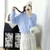 Abrigo tipo suéter de pelo de visón suave estilo francés transfronterizo con intrincados bordados de cuentas, un cárdigan de punto de corte holgado para mujer, perfecto para otoño e invierno
