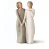 Amazon Estatua Pintada a Mano Hermana Adornos de Resina Artesanías Regalo Decoraciones Festividad Regalo Conmemorativo Venta al por Mayor