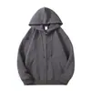 Moletom cardigã liso para homens, estilo primavera/outono, marca americana da moda, forrado com fleece para aquecimento, jaqueta com capuz, peça para casal, agasalho de outono
