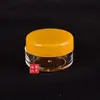 10g Plástico Branco Sub-frasco Frasco de Amostra Caixa para Creme Creme Facial de Viagem 10g Frasco de Embalagem Vazio para Creme