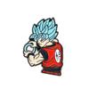 Broche creativo de mono monje de dibujos animados japoneses, broche Saiyan, pin de insignia de aleación para ropa, venta al por mayor