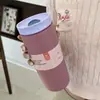 Taza de Café Transfronteriza de Aspecto Nuevo, Termo de Acero Inoxidable 304, Taza de Agua de Gran Capacidad, Taza Portátil para Viaje en Coche