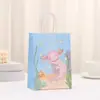 Bolsa de Papel Kraft Nueva y Creativa con Estampado de Peces Muñeca, Bolsa de Empaque de Mano Colorida para Niñas, Bolsa de Papel para Regalo de Fiesta