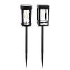 Luz Solar para Césped, Luz de Suelo Exterior para Jardín en Forma de Reloj de Arena, Luz de Suelo de Atmósfera Cálida Controlada por Luz Inteligente