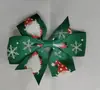 Amazon Accesorios para el cabello de Navidad para niños nuevo lazo estampado de muñeco de nieve y campana de Navidad pasador festivo para niñas 640