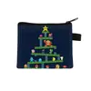 Cartera de monedas de dibujos animados de Pac-Man, monedero con cremallera, tarjetero con temática de videojuegos y bolsa para guardar auriculares - al por mayor