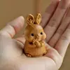 Piezas de Mango para Talla en Madera de Tuya, Doce Signos del Zodíaco, Adornos Populares, Piezas de Mango, Manualidades de Animales, Muebles para Escritorio y Hogar