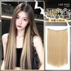 Pieza de Peluca con Mechas, Cabello Rizado Ligero y Fino de Una Pieza, Teñido para Colgar en la Oreja, Extensión de Cabello Invisible sin Rastro, Extensiones de Cabello con Pintura y Teñido Colorido Parisino