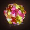 Festival de Linternas de Año Nuevo Mercado Nocturno Puesto Mayorista Linterna Luminosa Hecha a Mano DIY Linterna Colorida con Láser Flor de Lirio de Agua