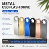 20 Años Fábrica Granel Logo Personalizado 64GB Metal Mini Unidad Flash USB