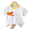 Camiseta de Manga Corta para Niños Tipo Algodón Puro Nuevo Estilo de Verano Ropa de Algodón para Niños y Niñas Estilo Coreano 2026 Ropa para Niños