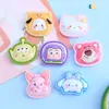 Cabezas de Animales Brillantes de Dibujos Animados DIY Pegamento de Crema Funda de Teléfono Casera Papelería Accesorios para el Cabello Piezas de Resina