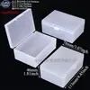 Caja de almacenamiento para cartas de juego, caja de cartas transparente con temática de abejas, portatarjetas de plástico, caja rectangular para cartas de póker, juego de 2 cajas de PP