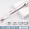 Cuchara dosificadora de acero inoxidable traza 3*1 cuchara dosificadora cabeza simple cabeza doble cabeza cuadrada cuchara dosificadora para cápsulas de medicina cuchara de muestreo médica juego de cucharas médicas