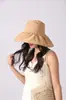 Sombrero de Sol de Vinilo Upf50+ Anti-UV para Mujer Verano Cubre Rostro Ala Ancha Sombrero de Protección Solar Sombrero de Pescador para Exteriores