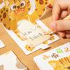 Blocos Adesivos Yuxian Série Gato Surpresa Gato de Desenho Animado Fofo Notas de Mensagem Estudante Notas de Questões Erradas