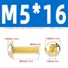 Tornillos de Cabeza Semiredonda Hexagonal de Latón Din7380 Tornillos de Cabeza Redonda tipo Copa Champiñón de Cobre M3M4M5M6M8M10