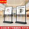 Pancarta de Exhibición Impermeable para Exteriores, Señal Vertical a Prueba de Viento Rellenable con Agua, Soporte para Carteles de Señalización con Agua, Soporte de Señalización en Forma de L, Señal Indicadora