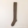 Calcetines hasta la rodilla para mujer, calcetines altos de primavera y otoño hasta la rodilla, calcetines para el muslo, calcetines de otoño e invierno, protectores de rodilla, antideslizantes, para mujer