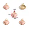 Pingentes Mistos de Animais Marinhos, Concha de Pérola, Estrela-do-Mar para DIY em Pulseira, Colar, Brinco, Decoração, Charms W536