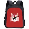 Mochila Escolar para Jardim de Infância Homem-Aranha Homem Aranha Estampa de Personagem One Piece Mochila Infantil 13 polegadas Atacado Transfronteiriço