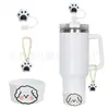 Accesorios Decorativos Stanley Correa de Mano de Cuerda Trenzada Estuche para Labial Llavero Duende Briqueta Funda de Silicona Antideslizante para Taza