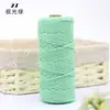 Cuerda de Hilo de Algodón Colorida para Manualidades DIY, Estructura para Trepar Gatos, Decoración de Cuerda de Algodón Tejida a Mano, 2 mm 100 m