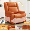 Sofá Multifuncional Elétrico Massageador Sala de Estar Espaço Pequeno Individual Sofá Cama Poltrona de Balanço Pessoa Preguiçosa Lazer Cadeira Giratória