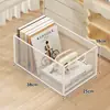 Caja de Almacenamiento para Libros, Caja de Libros de Pie de Gran Capacidad, Estante con Ruedas para Guardar Mochilas Escolares Especial para Lado de Mesa de Aula Escolar