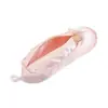 Bolsa de Maquillaje Personalizada con Forma de Zapatilla de Ballet Rosa Sedas y Satines Linda Bolsa de Cosméticos Portátil Nueva Bolsa Pequeña para Objetos para Mujer
