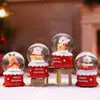 Bestseller transfronterizo Bola de cristal navideña Caja de música de villancicos de Navidad Dibujo animado creativo de Papá Noel Regalo navideño para niños