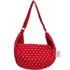 Bolsa de Lona Estampa de Leopardo Estilo Coreano Bolsa Preguiçosa e Relaxada para Mulheres 2026 Nova Bolsa Tote de Outono Grande Capacidade Bolsa Transversal